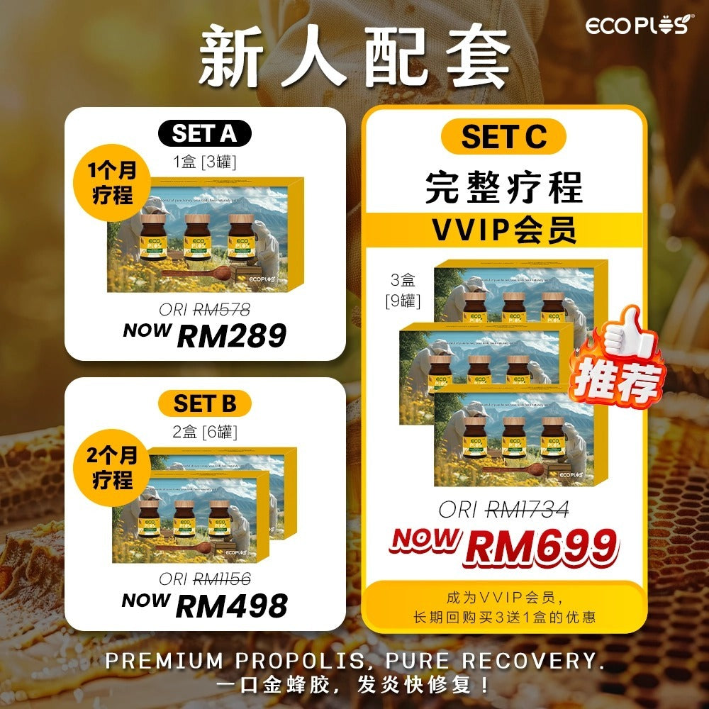 EcoPlus 黄金蜂胶